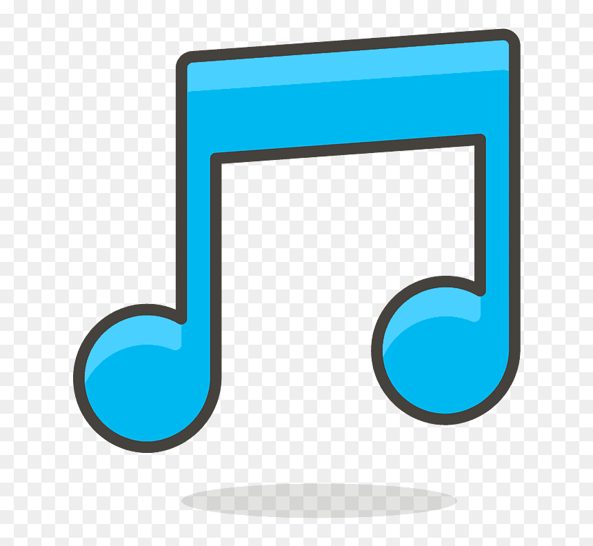 Musical Note Emoji Clipart - Music, HD Png Download - music notes .png