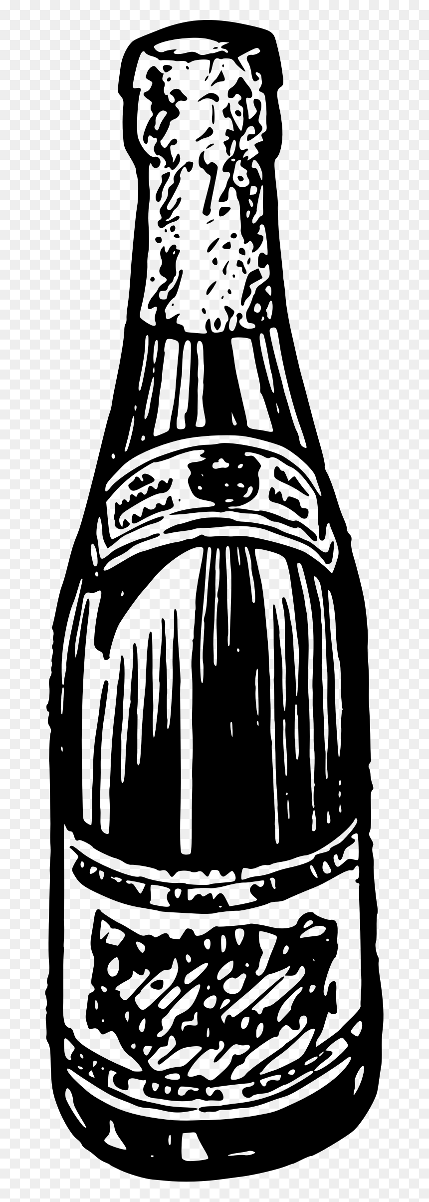Free Download Champagne Clipart Champagne Beer Bottle, HD Png Download - beer bottle clip art png