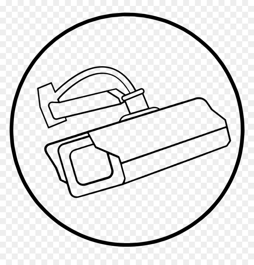 Line Art, HD Png Download - cctv png
