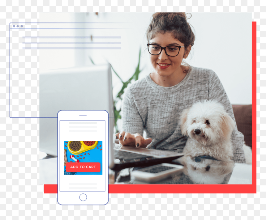 Add To Cart Ads - Dog, HD Png Download - add to cart png