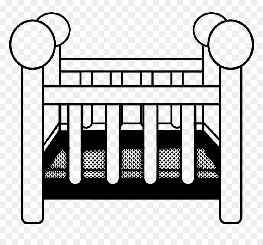 Clip Art, HD Png Download - baby crib png