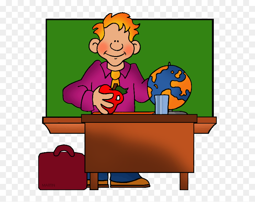 Student Clipart Teacher - Phillip Martin Clipart Teachers, HD Png Download - teacher clip art png