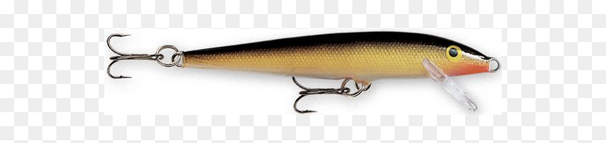 Gold Rapala Trout - Rapala Floating Minnow G, HD Png Download - rainbow trout png