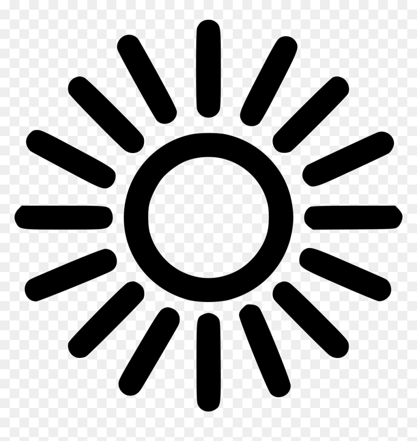 Sun - Charing Cross Tube Station, HD Png Download - sun png black and white