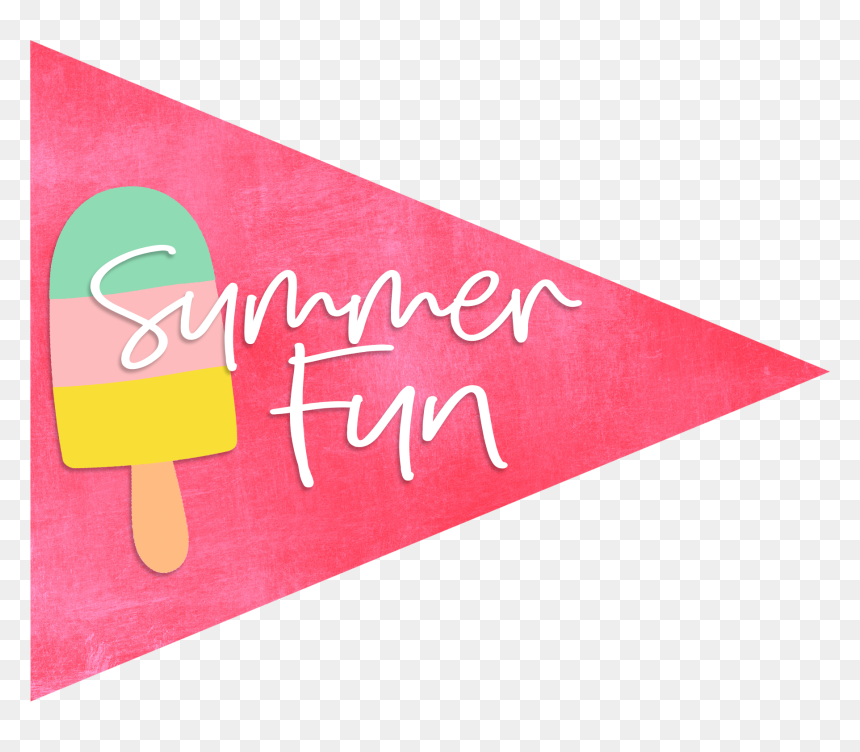 Summer Fun Party Flags - Padlock, HD Png Download - party flags png