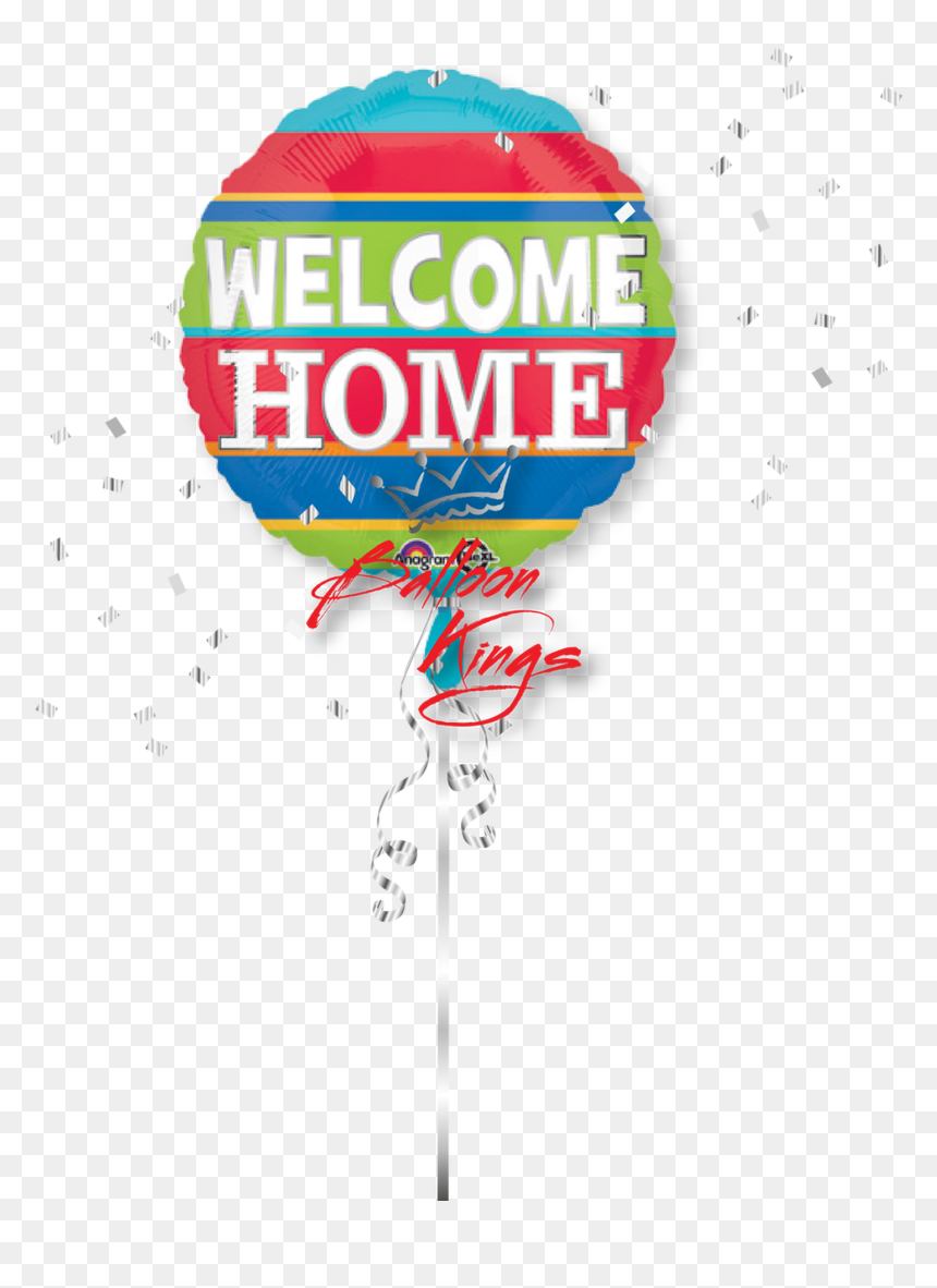 Welcome Home Stripes - Welcome Home Balloon Transparent, HD Png Download - welcome home png