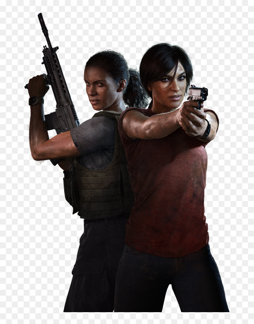 Chloe Frazer Png Picture - Uncharted 5 The Lost Legacy Chloe And Nadine, Transparent Png - uncharted png
