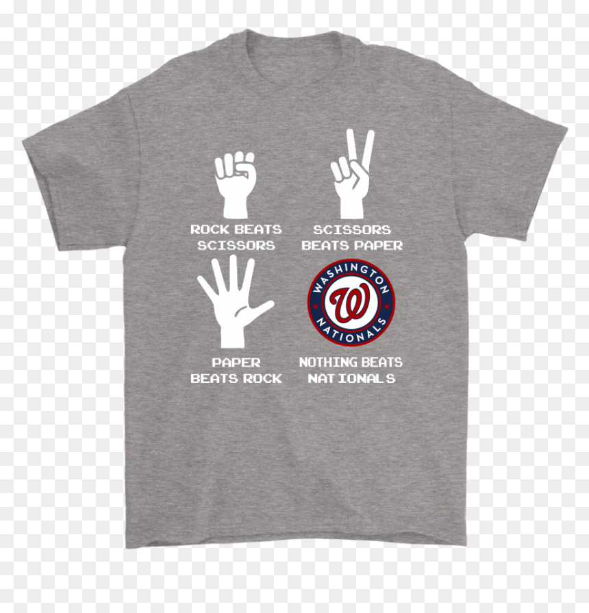 Rock Paper Scissors Nothing Beats The Washington Nationals - Rock Paper Scissors Nothing Beats Sharks, HD Png Download - washington nationals png