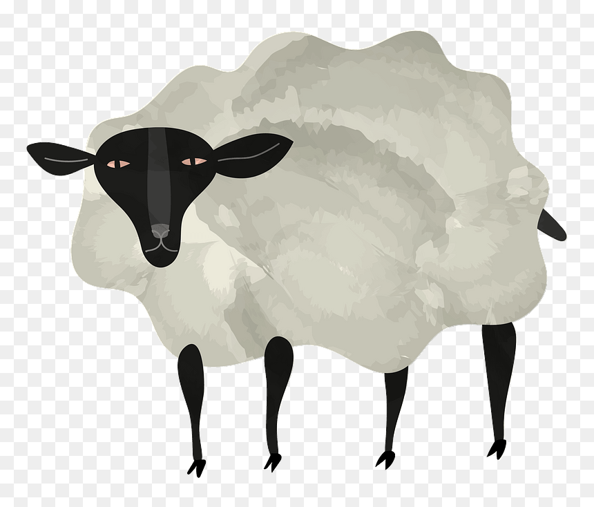 Sheep Clipart - Sheep, HD Png Download - sheep clipart png