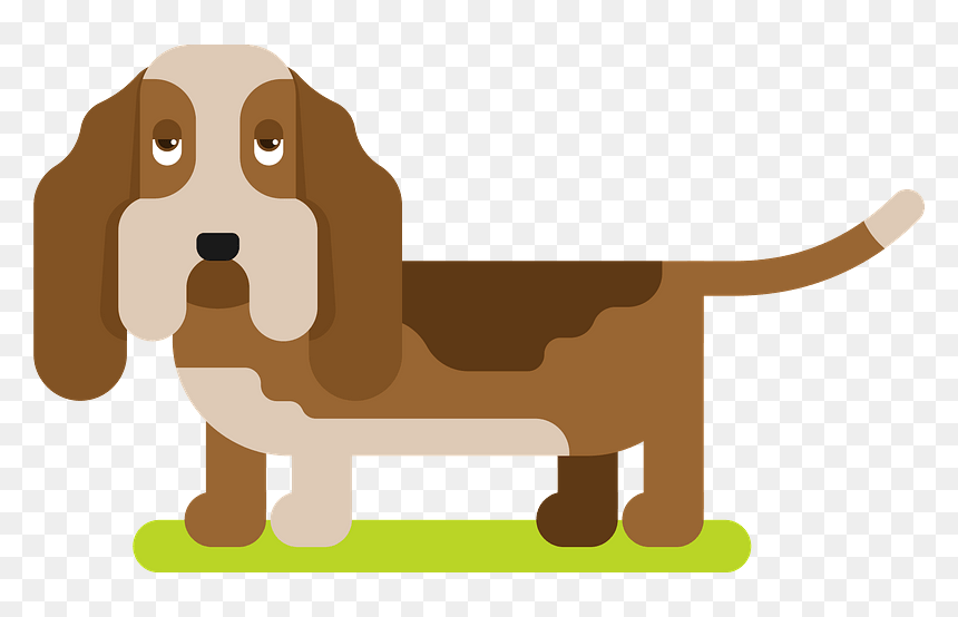 Basset Hound Dog Clipart - Basset Hound, HD Png Download - basset hound png