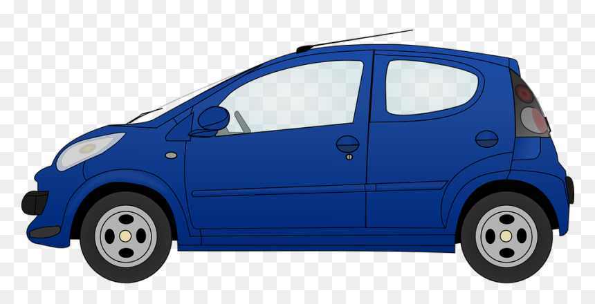 Thumb Image - Drive Through Food Pantry, HD Png Download - blue car png