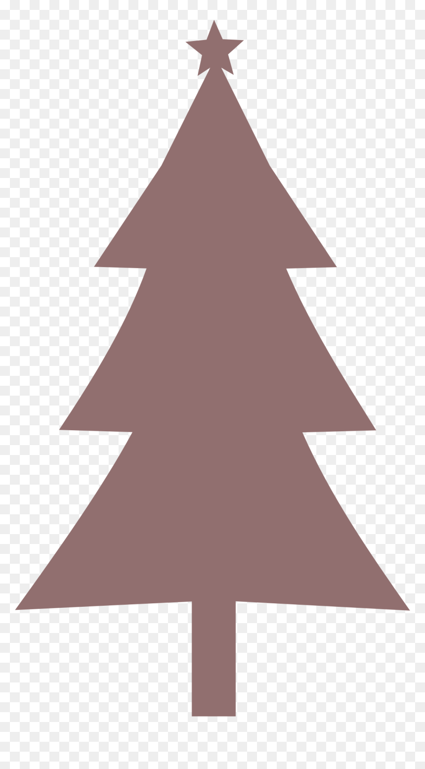 Christmas Tree Family Clipart Vector Royalty Free Download - Christmas Tree Silhouette Png, Transparent Png - wood bullet hole png