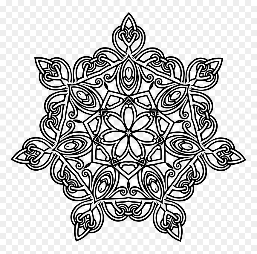 Interlocking Geometric Design, HD Png Download - aztec border png