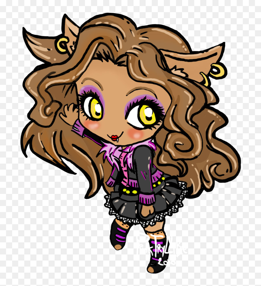Clawsum - Monster High Clawdeen Wolf, HD Png Download - gossip png