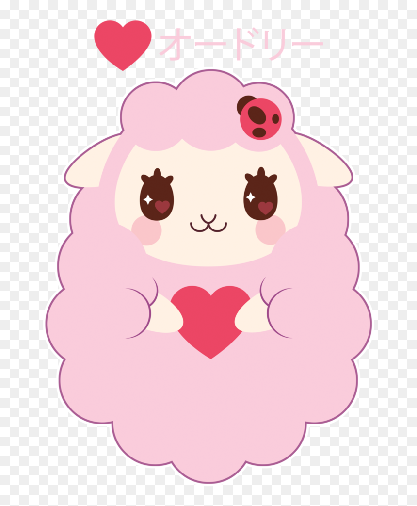 Sheep Clipart Pink Sheep - Cartoon, HD Png Download - sheep clipart png