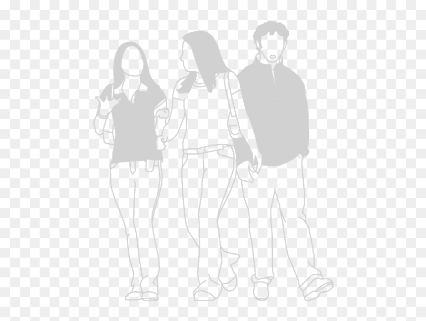 Illustration - Standing, HD Png Download - white spotlight png