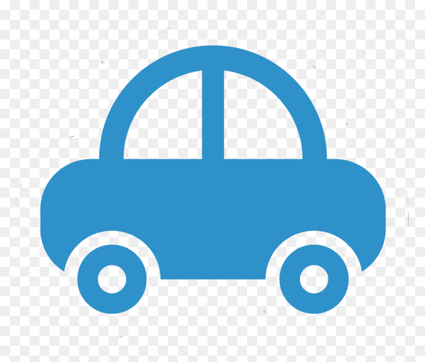 Silhouette Food Truck Png, Transparent Png - blue car png