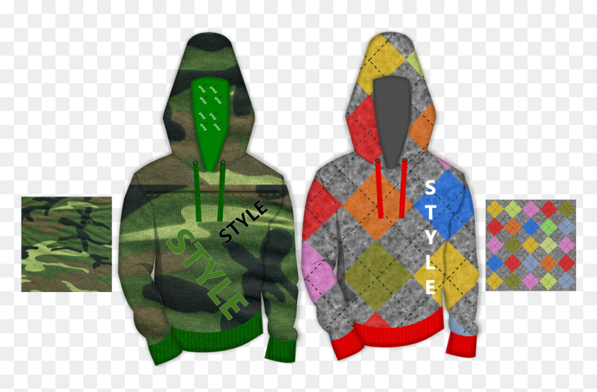 Fashion Sketch - Hoodie Sketch - Hoodie Design Sketches, HD Png Download - clothes line png