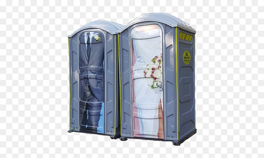 Wedding Porta Pots - Garment Bag, HD Png Download - porta potty png