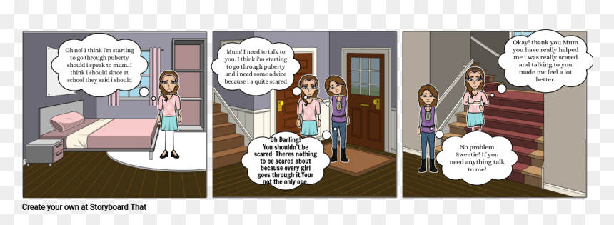 Cartoon, HD Png Download - scared girl png