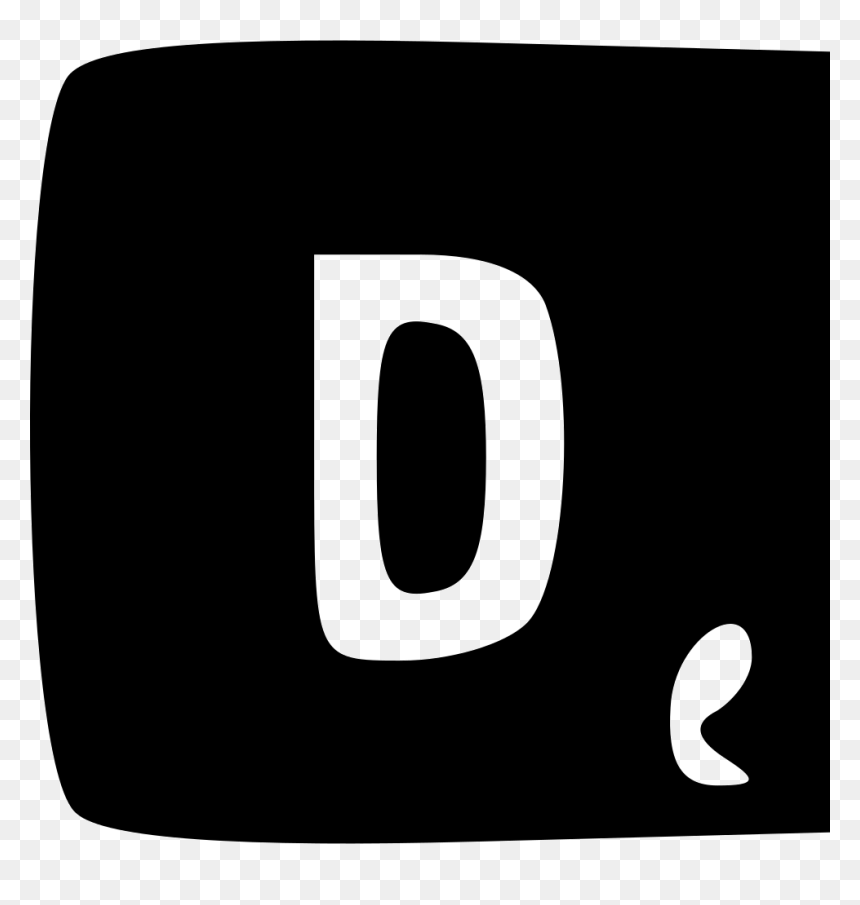 Scrabble D, HD Png Download - scrabble png