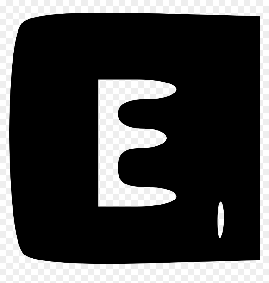 Scrabble E - Sign, HD Png Download - scrabble png