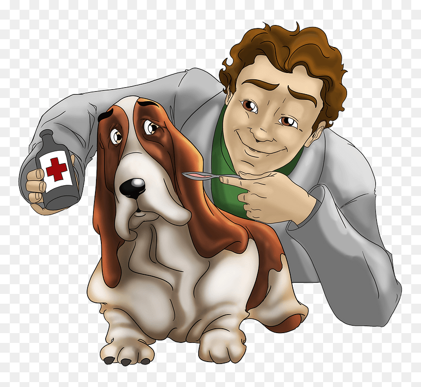 Basset And Veterinarian Clipart - World Veterinary Day 2020, HD Png Download - basset hound png