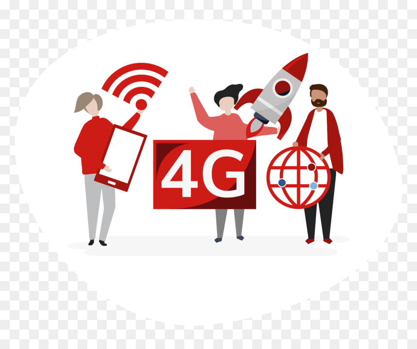 Image - 4g Mreza, HD Png Download - white cloud clipart png