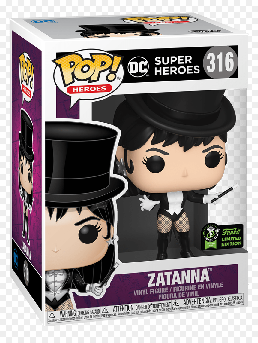 Zatanna Funko Pop, HD Png Download - zatanna png