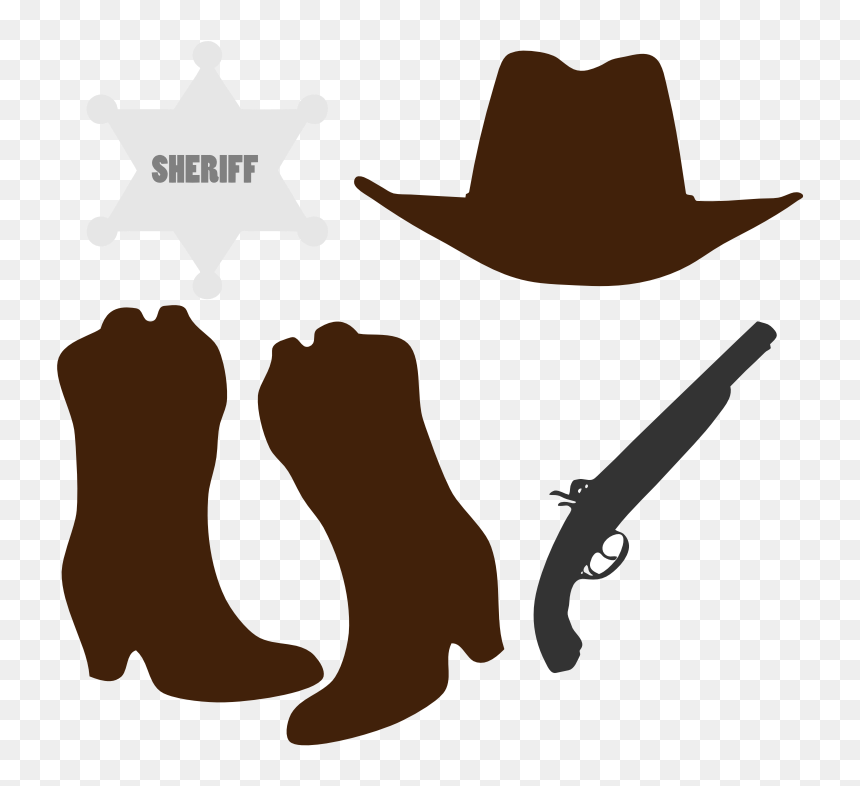 Cowboy Clothing And Accessories - Sombrero Y Botas Vaqueras, HD Png Download - cowboy boots and hat png
