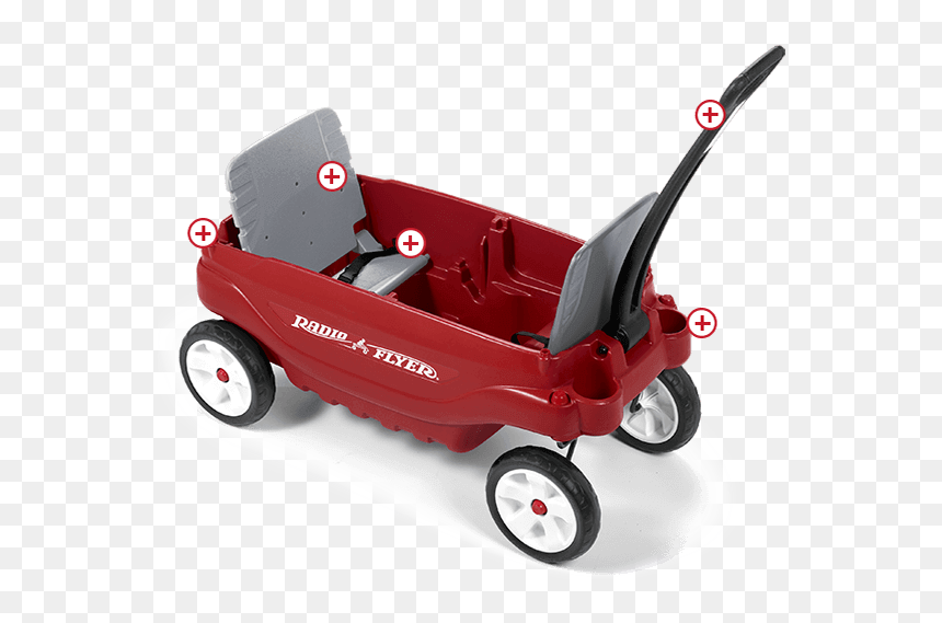 Toy Wagon, HD Png Download - red wagon png