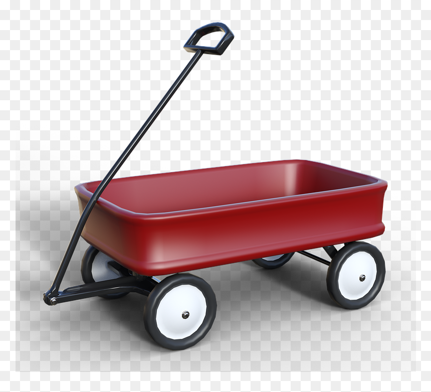 Handcart, Stroller, Cart, Baby Carriage, Game Device - Çek Çek Arabası, HD Png Download - red wagon png