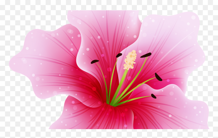 Pink Hawaii Flower Png , Png Download - Clip Art, Transparent Png - hawaii flower png