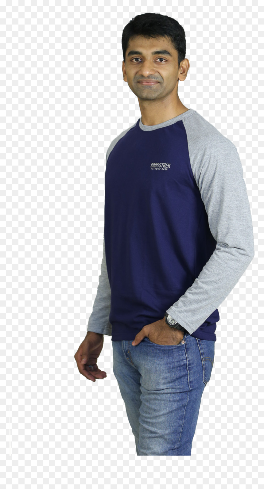 Man, HD Png Download - blue t shirt png