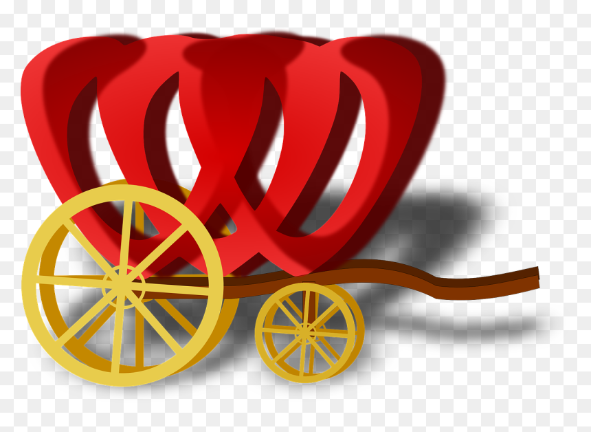 Carriage, HD Png Download - red wagon png