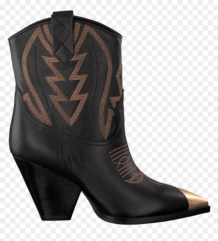 Black Lola Cruz Cowboy Boots 292t10bk D I19 - Lola Cruz Meir Boot, HD Png Download - cowboy boots and hat png