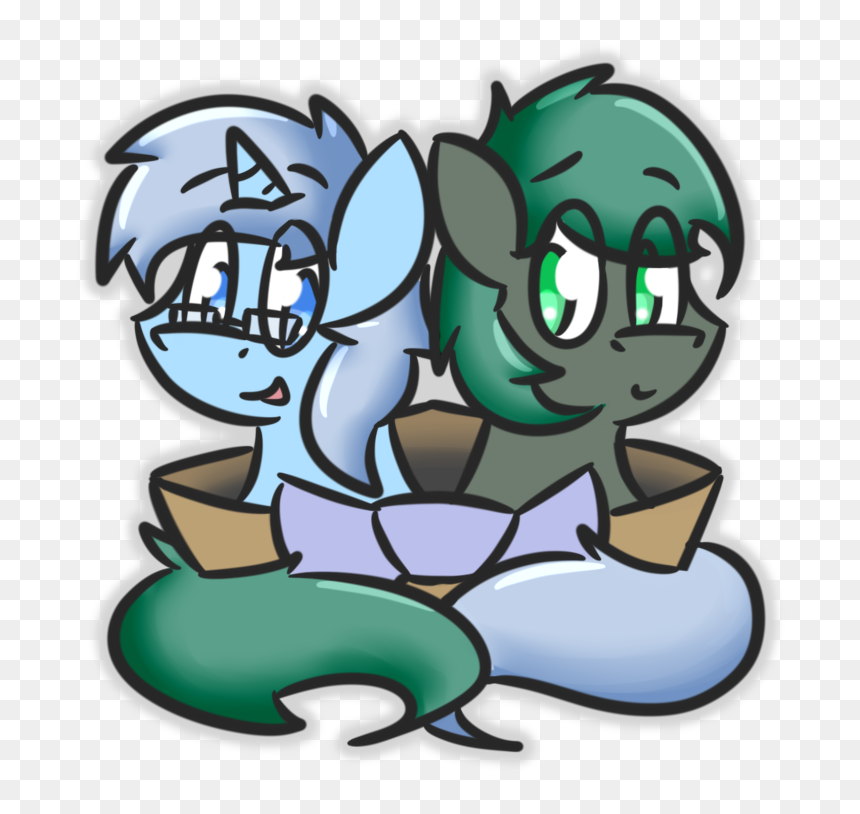 Orbitalaerospace, Basket, Bow, Cute, Duo, Earth Pony, - Cartoon, HD Png Download - cute bow png