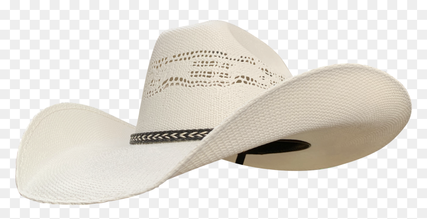 Bangora Bone Straw Hat, HD Png Download - cowboy boots and hat png