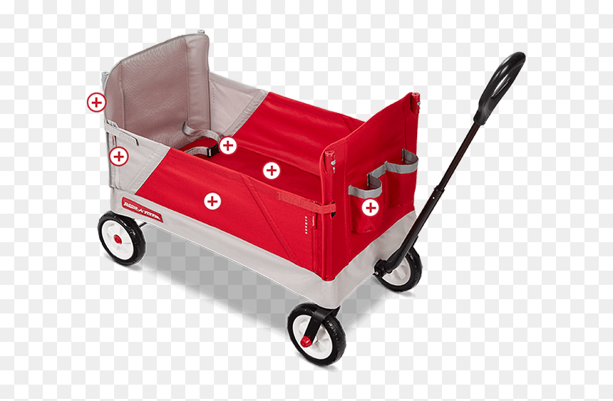 Cart, HD Png Download - red wagon png