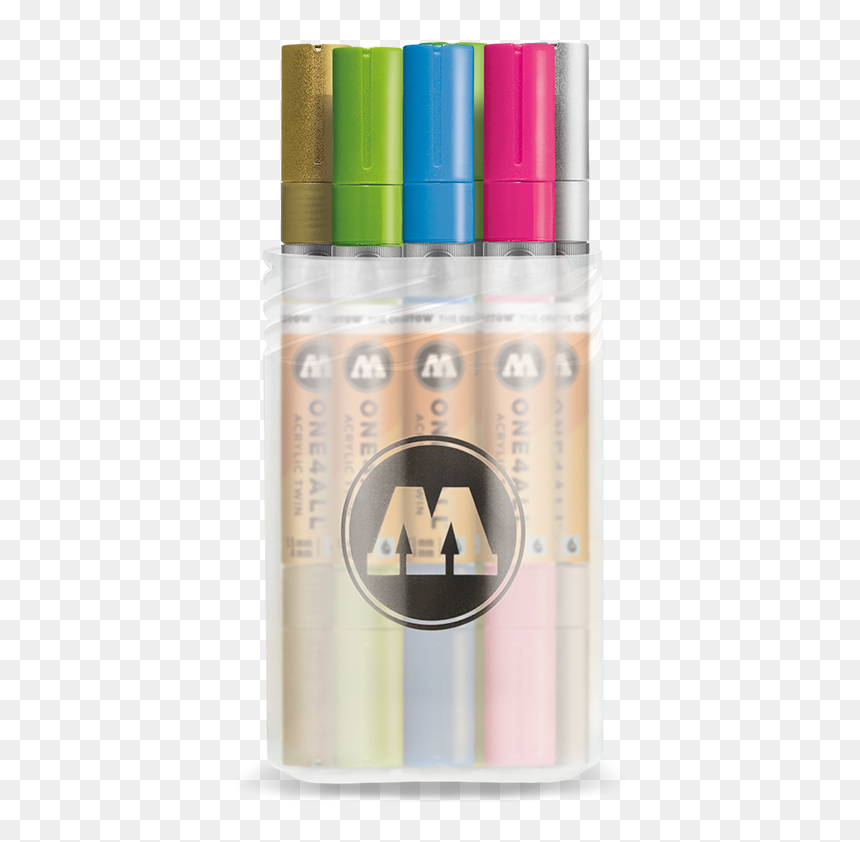Molotow One4all Acrylic Twin Pump Marker Complete Set,, HD Png Download - crayon box png