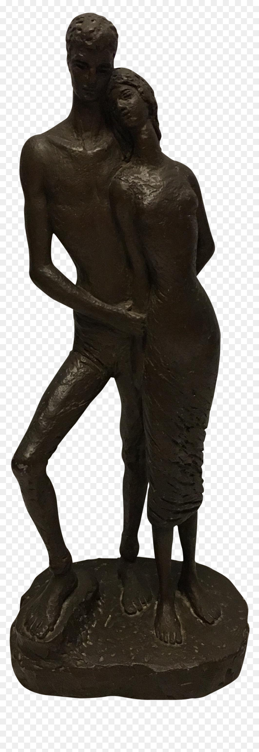 Embracing Lovers Statue Png - Spandex, Transparent Png - lovers png