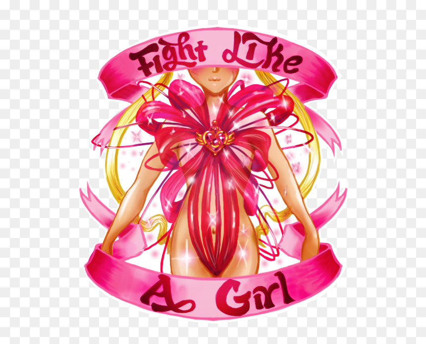 Sailor Moon Fight Like A Girl, HD Png Download - fight like a girl png