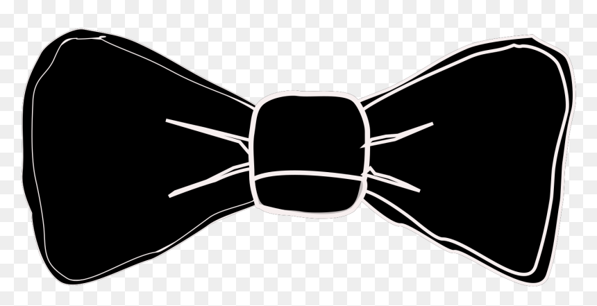 Black Bow Tie, HD Png Download - black bowtie png