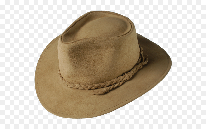 Background Cowboy Hat Transparent - Suede Leather Hat, HD Png Download - cowboy boots and hat png