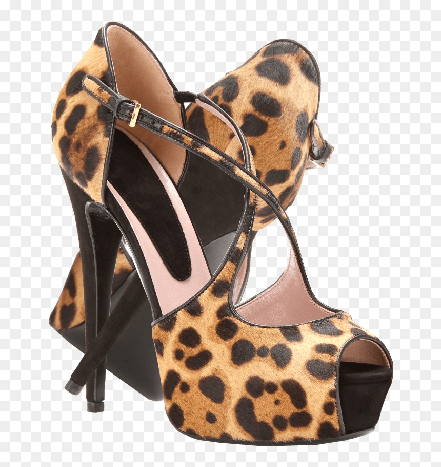 Gucci Hair Calf Animal Print Platform Pumps J Brand - Shoe, HD Png Download - animal print png