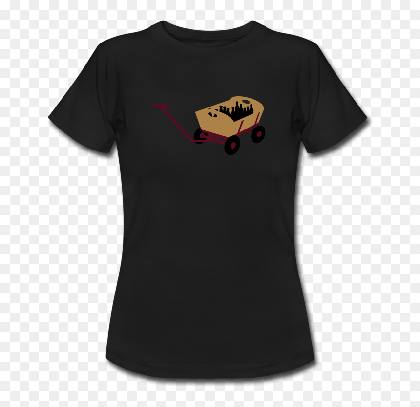 Girlie T-shirt - Cartoon, HD Png Download - blank white shirt png