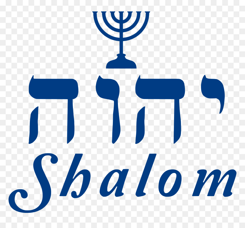 Menorah Clipart Blue - Shalom Menorah, HD Png Download - menora png