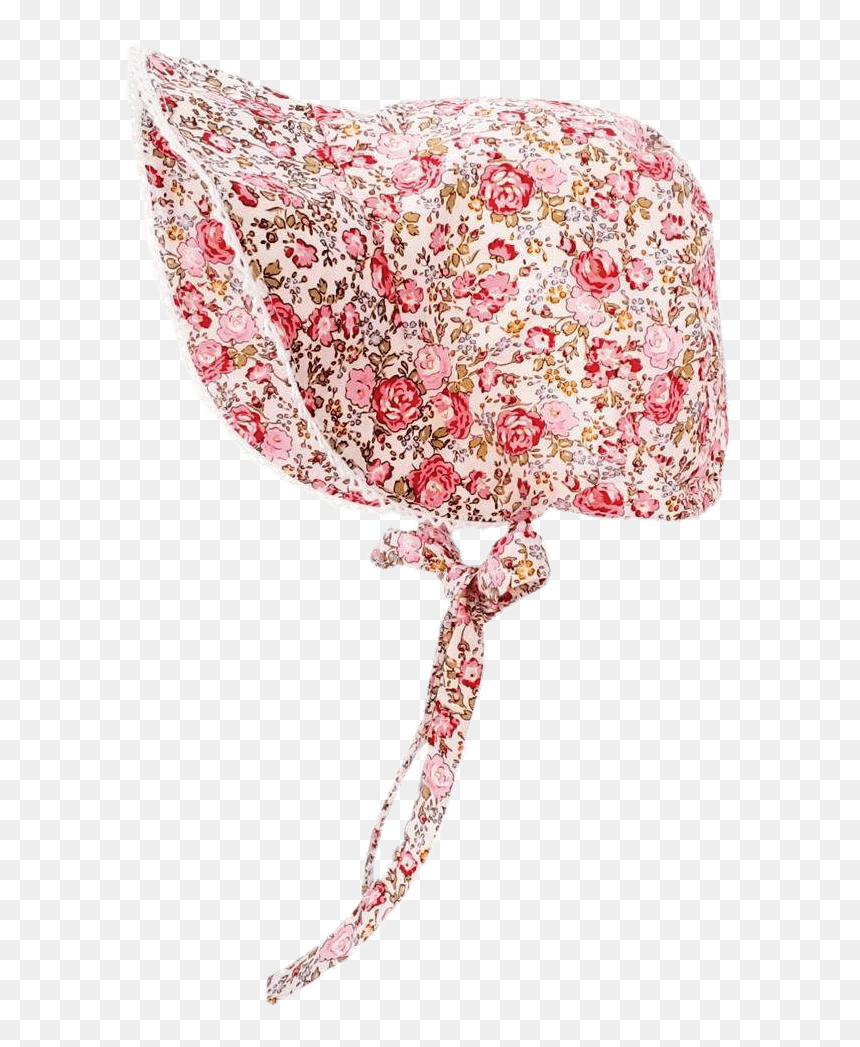 Sunbonnet With Flower Print Clip Arts - Bonnet, HD Png Download - animal print png