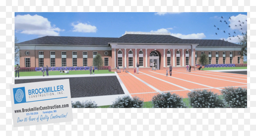 Brockmiller Construction Begins Work On New Library - College, HD Png Download - menora png