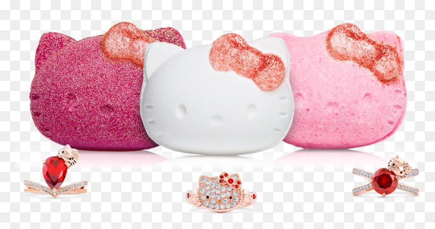 Hello Kitty Bath Bomb Fragrant Jewels, HD Png Download - hello kitty head png